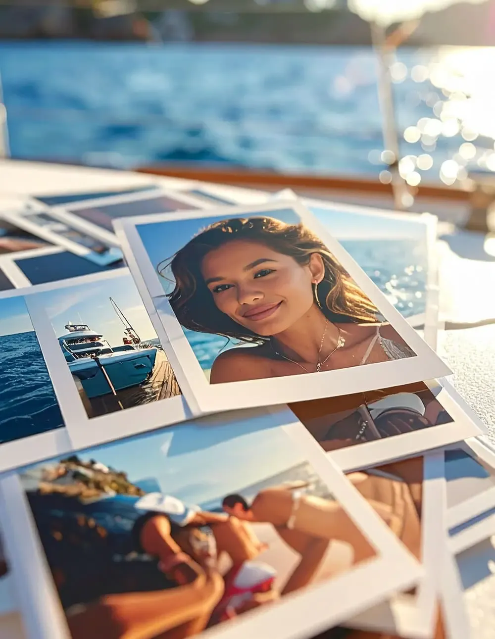 Professional photographer capturing yacht experience
